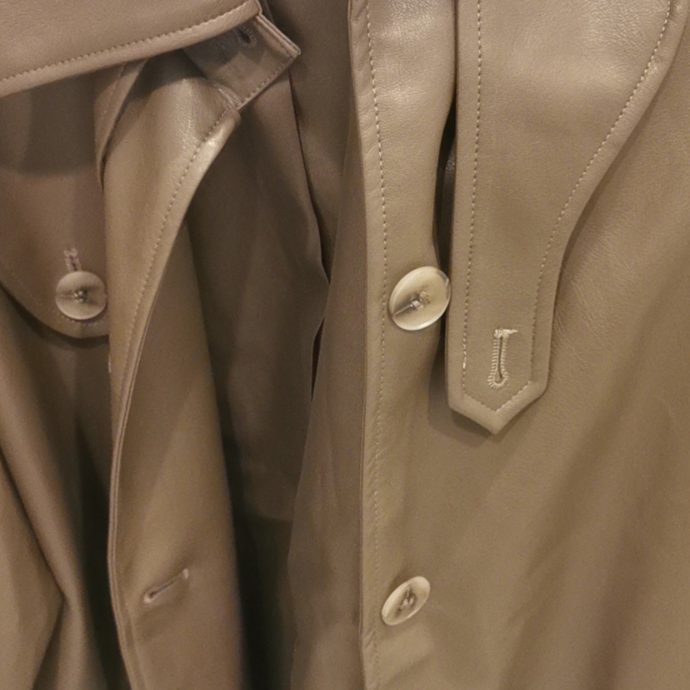 faux leather jacket